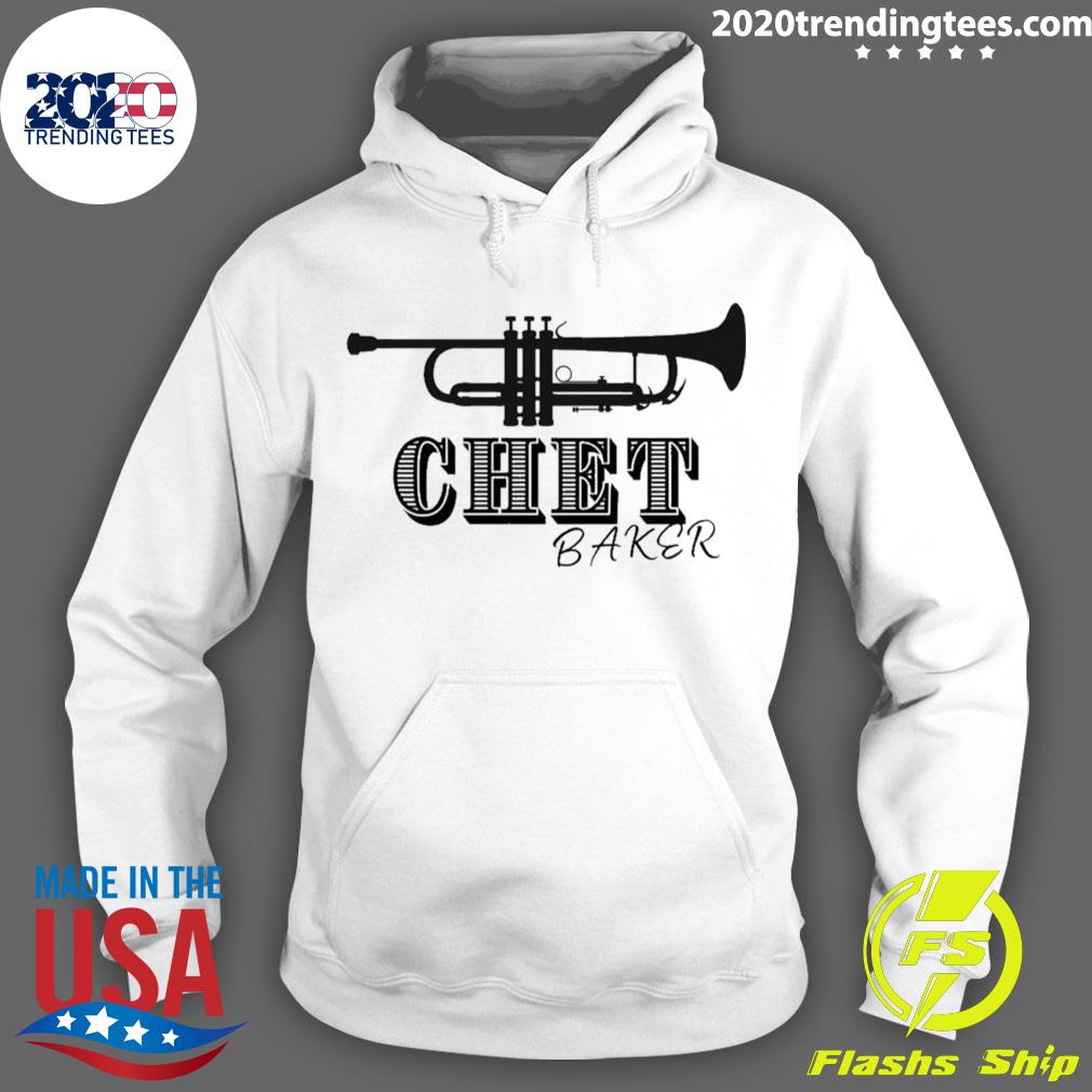 Official iconic Instrument Design Chet Baker - Adult & Kids T-Shirts, Sweatshirts & Hoodies apparel design preview 2