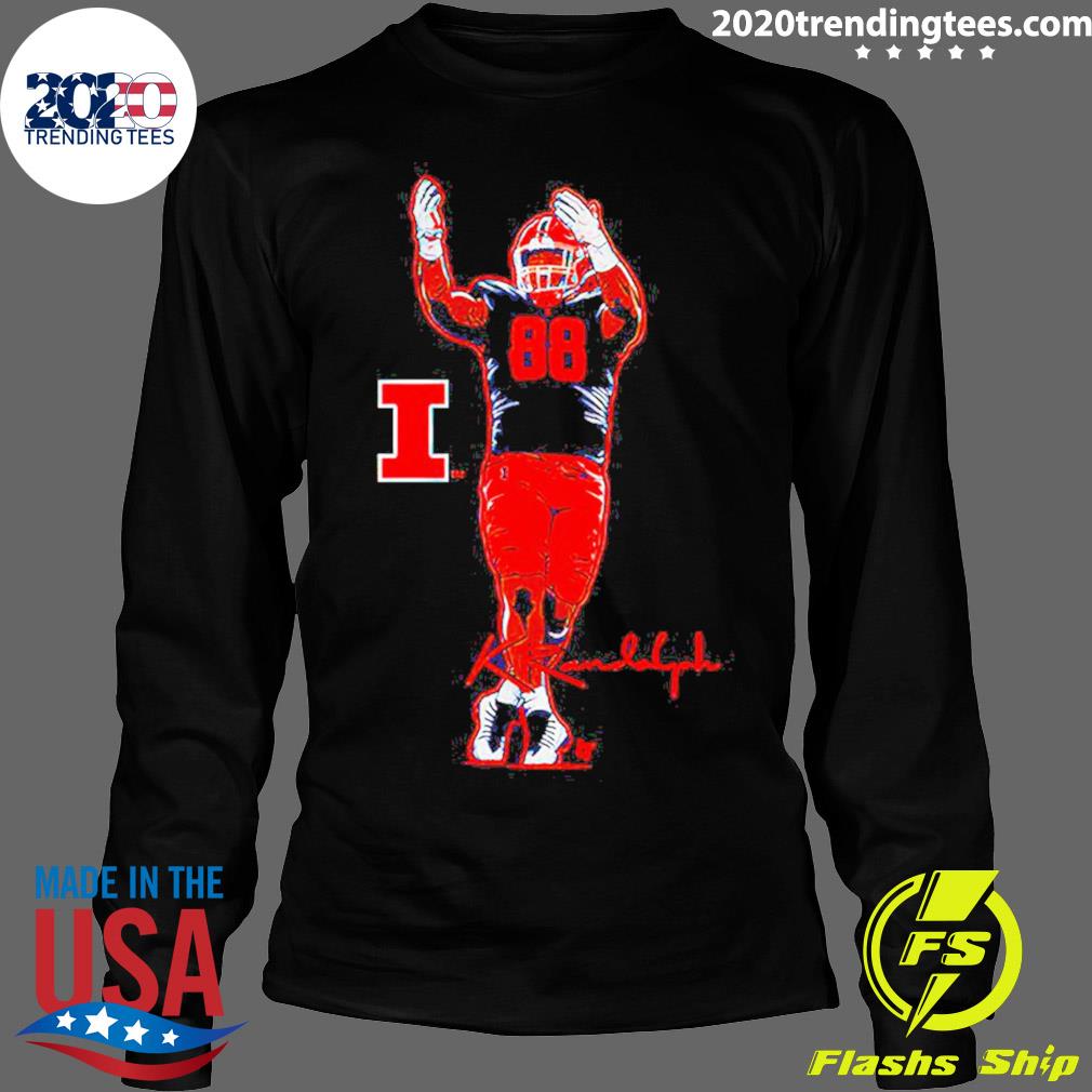 Official illinois Football Keith Randolph Superstar - Adult & Kids T-Shirts, Sweatshirts & Hoodies apparel design preview 4