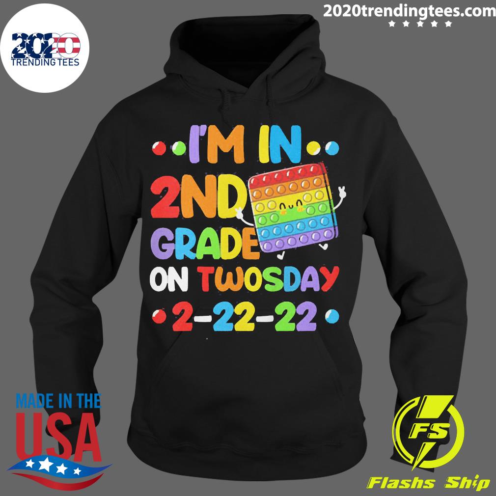 Official I'm 2nd Grade On Twosday 02 22 2022 - Adult & Kids T-Shirts, Sweatshirts & Hoodies apparel design preview 2