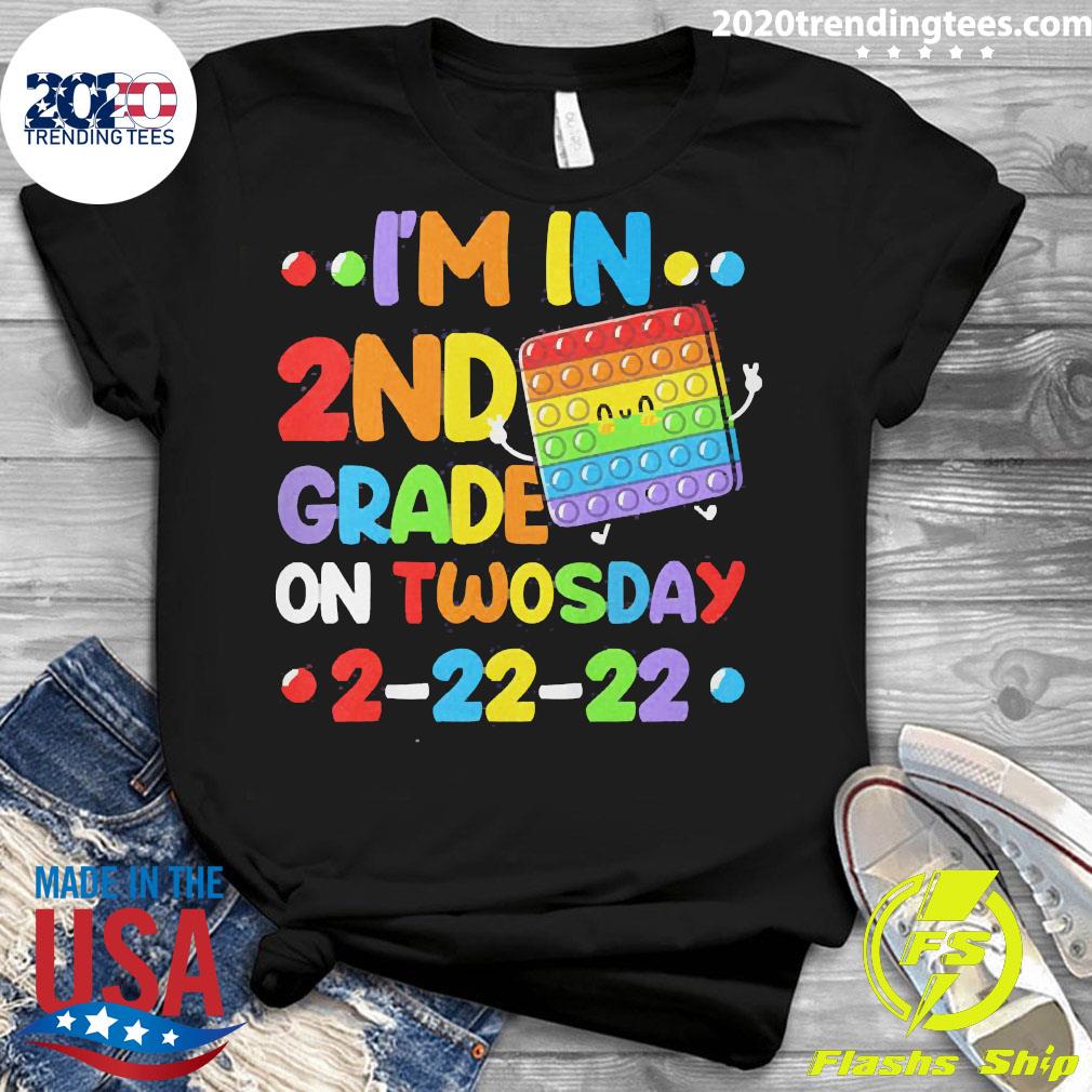 Official I'm 2nd Grade On Twosday 02 22 2022 - Adult & Kids T-Shirts, Sweatshirts & Hoodies apparel design preview 3
