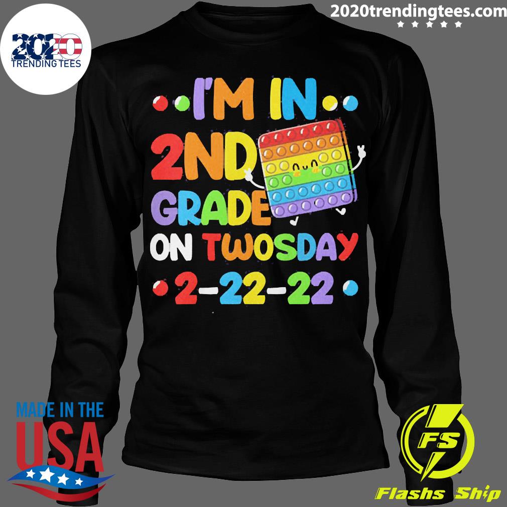 Official I'm 2nd Grade On Twosday 02 22 2022 - Adult & Kids T-Shirts, Sweatshirts & Hoodies apparel design preview 4