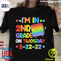 Official I'm 2nd Grade On Twosday 02 22 2022 - Adult & Kids T-Shirts, Sweatshirts & Hoodies apparel design preview 1