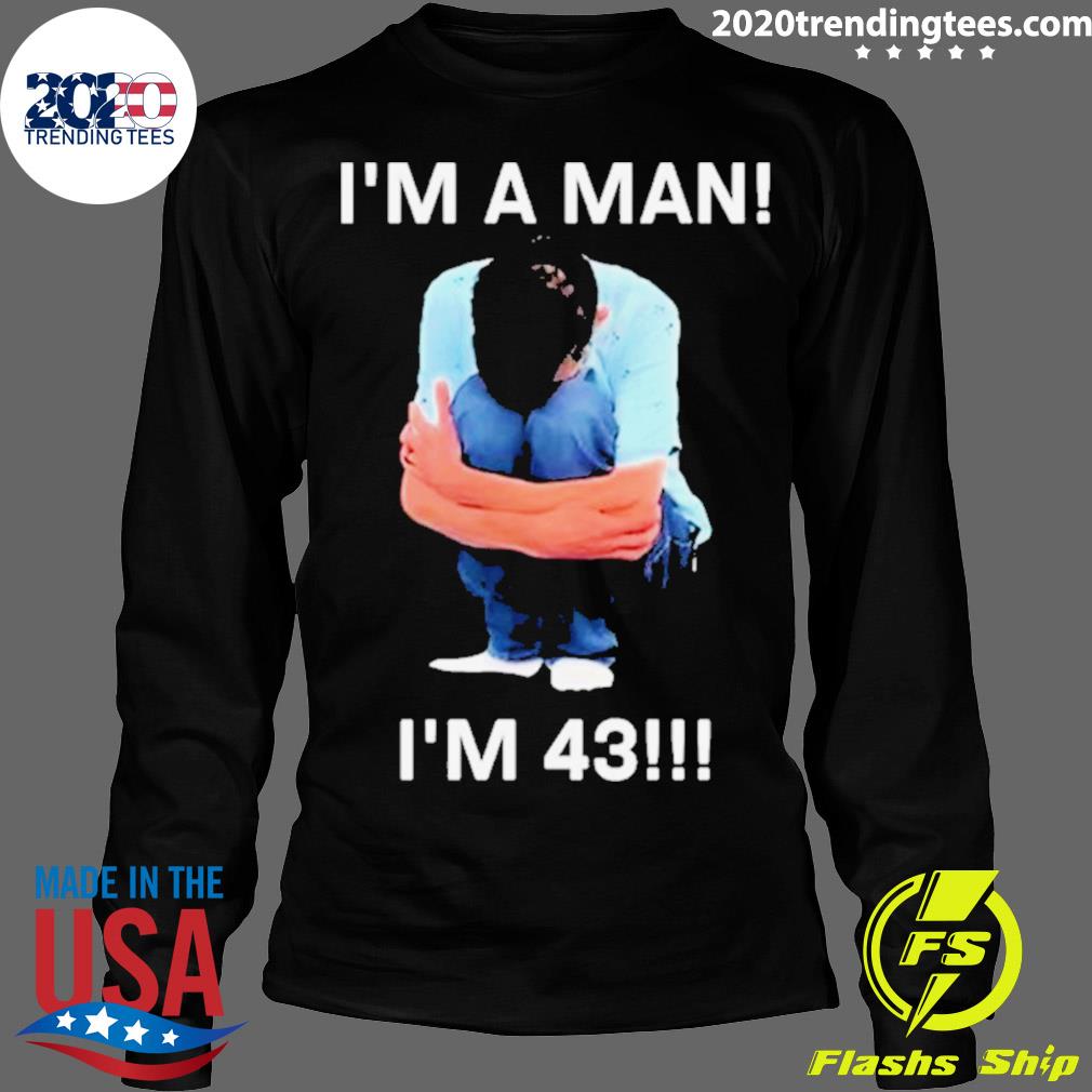 Official i'm A Man 43 - Adult & Kids T-Shirts, Sweatshirts & Hoodies apparel design preview 4