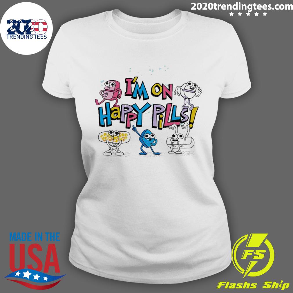 Official i'm On Happy Pills Ii - Adult & Kids T-Shirts, Sweatshirts & Hoodies apparel design preview 3