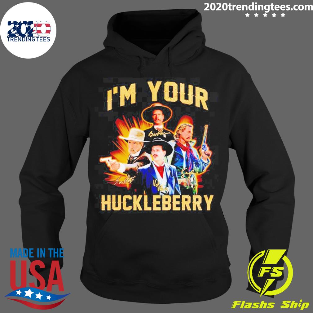 Official i'm Your Huckleberry Signatures - Adult & Kids T-Shirts, Sweatshirts & Hoodies apparel design preview 2