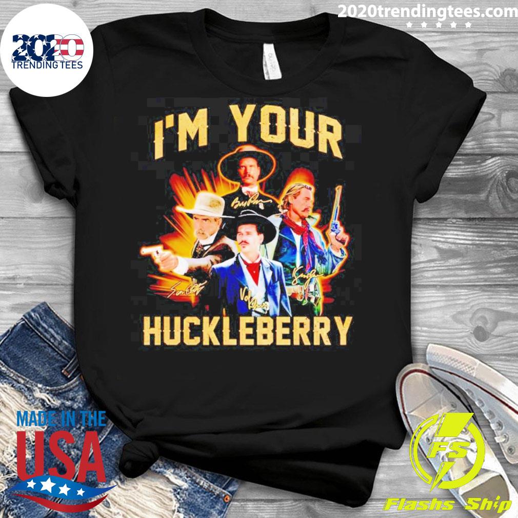 Official i'm Your Huckleberry Signatures - Adult & Kids T-Shirts, Sweatshirts & Hoodies apparel design preview 3