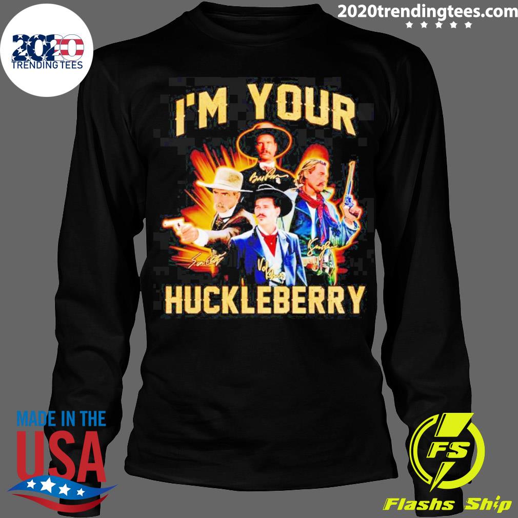 Official i'm Your Huckleberry Signatures - Adult & Kids T-Shirts, Sweatshirts & Hoodies apparel design preview 4