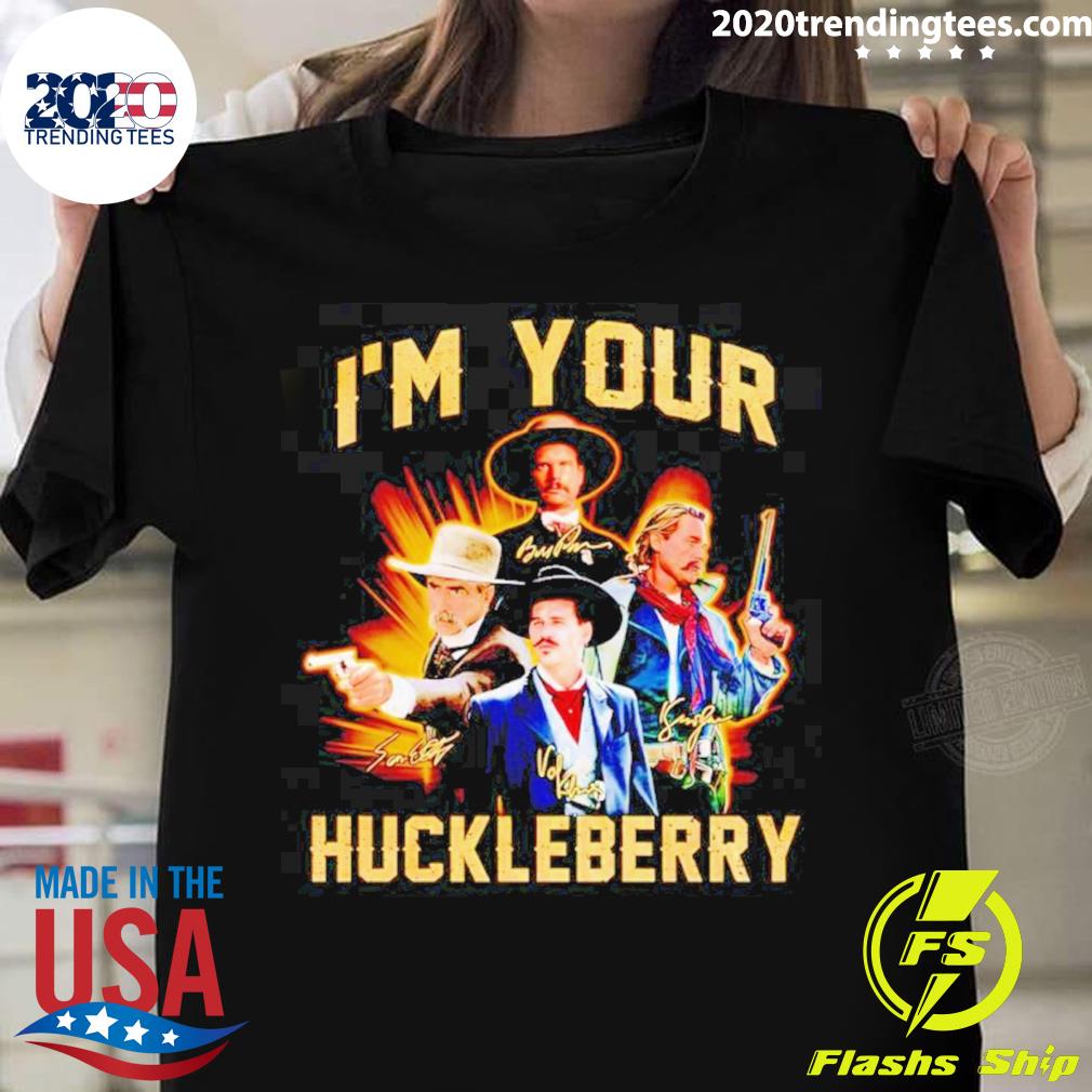 Official i'm Your Huckleberry Signatures - Adult & Kids T-Shirts, Sweatshirts & Hoodies apparel design preview 1