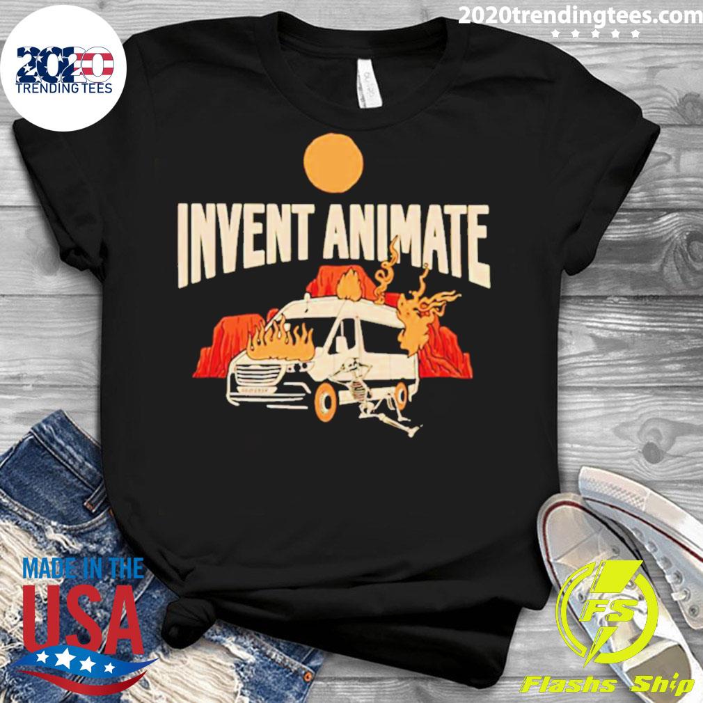 Official invent animate skull - Adult & Kids T-Shirts, Sweatshirts & Hoodies apparel design preview 3