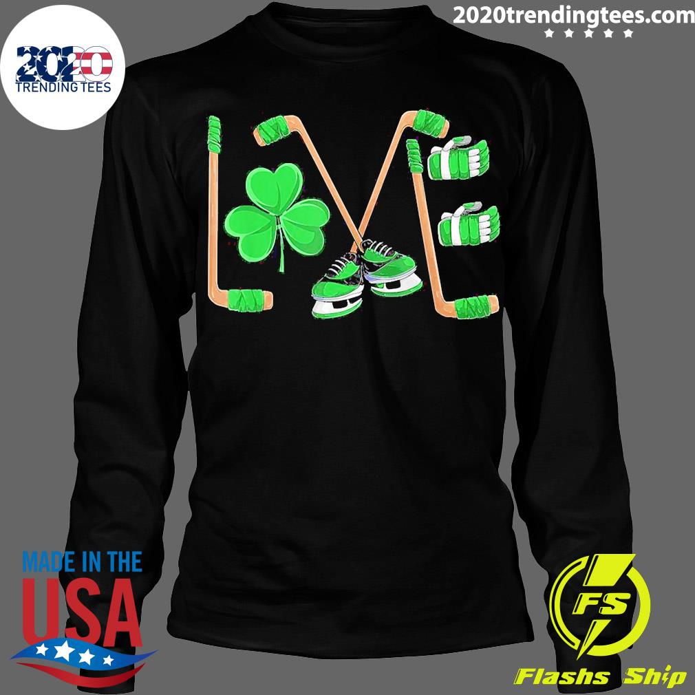Official irish Boys Ice Hockey St Patricks Day - Adult & Kids T-Shirts, Sweatshirts & Hoodies apparel design preview 4