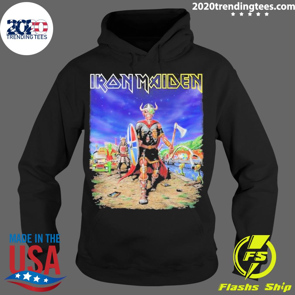 Official iron maiden the future past 2023 tour nordic - Adult & Kids T-Shirts, Sweatshirts & Hoodies apparel design preview 2