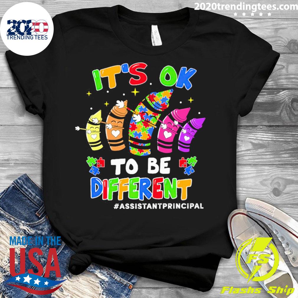 Official it's Ok To Be Different Assistant Principal - Adult & Kids T-Shirts, Sweatshirts & Hoodies apparel design preview 3