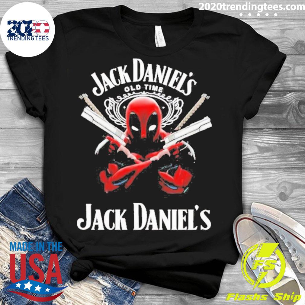 Official jack Daniel's Logo Deadpool - Adult & Kids T-Shirts, Sweatshirts & Hoodies apparel design preview 3