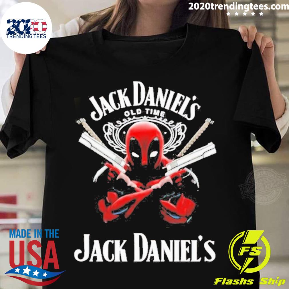Official jack Daniel's Logo Deadpool - Adult & Kids T-Shirts, Sweatshirts & Hoodies apparel design preview 1