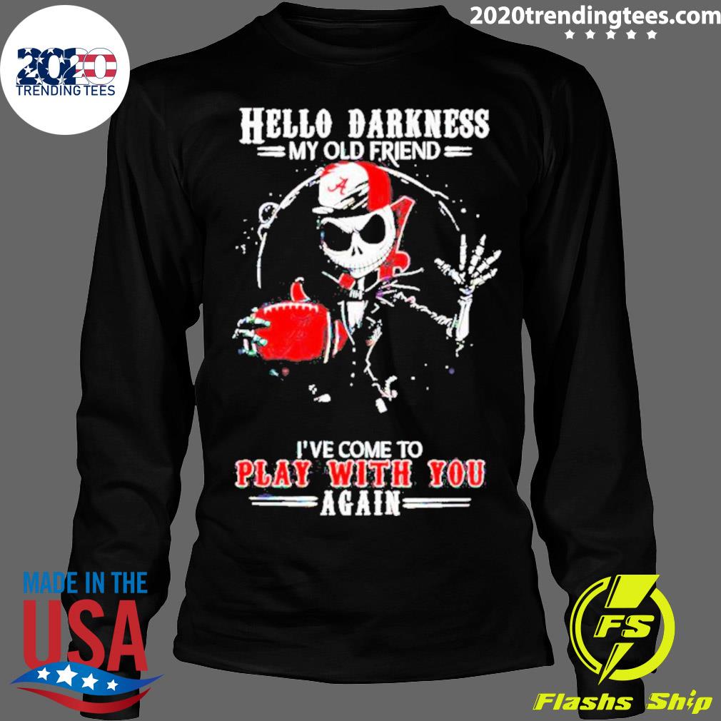 Official jack Skellington Alabama Crimson Tide Hello - Adult & Kids T-Shirts, Sweatshirts & Hoodies apparel design preview 4