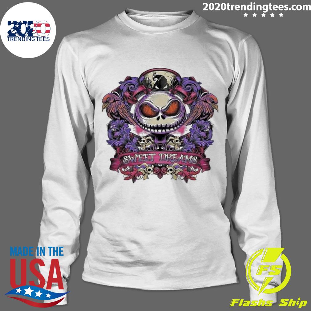 Official jack Skellington Sweet Dreams 2023 - Adult & Kids T-Shirts, Sweatshirts & Hoodies apparel design preview 4