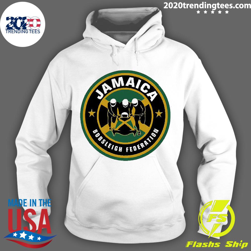 Official Jamaica Bobsleigh Federation Logo - Adult & Kids T-Shirts, Sweatshirts & Hoodies apparel design preview 2
