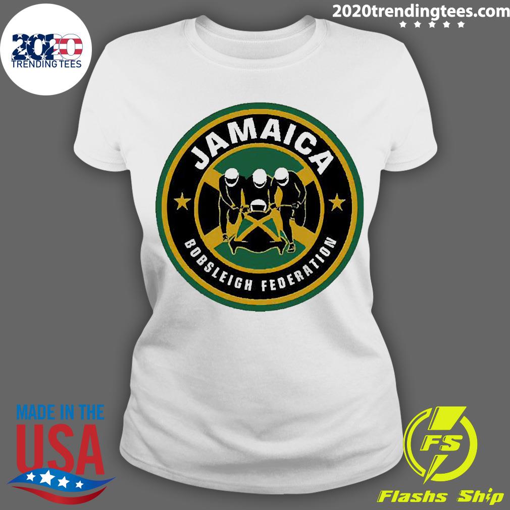 Official Jamaica Bobsleigh Federation Logo - Adult & Kids T-Shirts, Sweatshirts & Hoodies apparel design preview 3