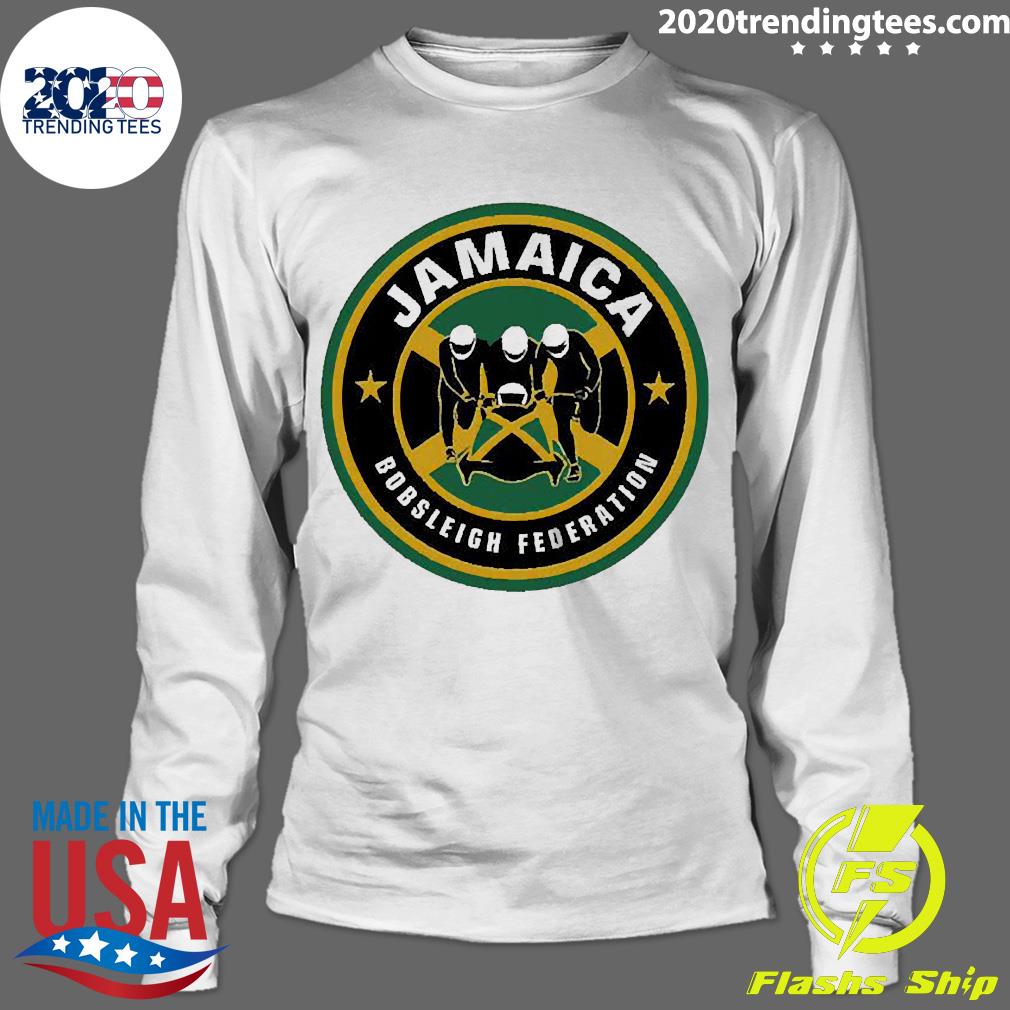 Official Jamaica Bobsleigh Federation Logo - Adult & Kids T-Shirts, Sweatshirts & Hoodies apparel design preview 4