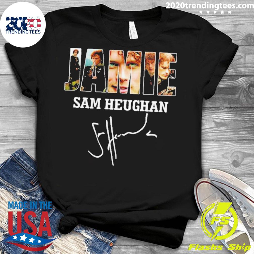 Official jamie Sam Heughan - Adult & Kids T-Shirts, Sweatshirts & Hoodies apparel design preview 3