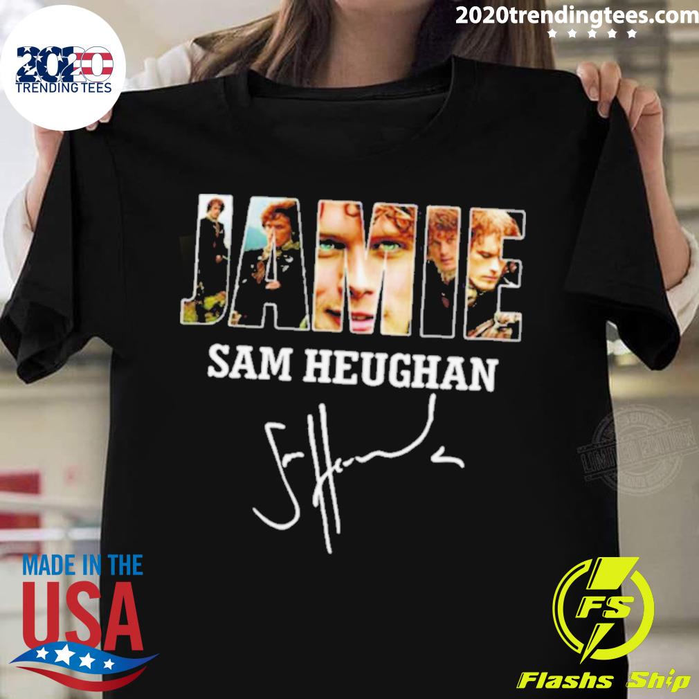 Official jamie Sam Heughan - Adult & Kids T-Shirts, Sweatshirts & Hoodies apparel design preview 1