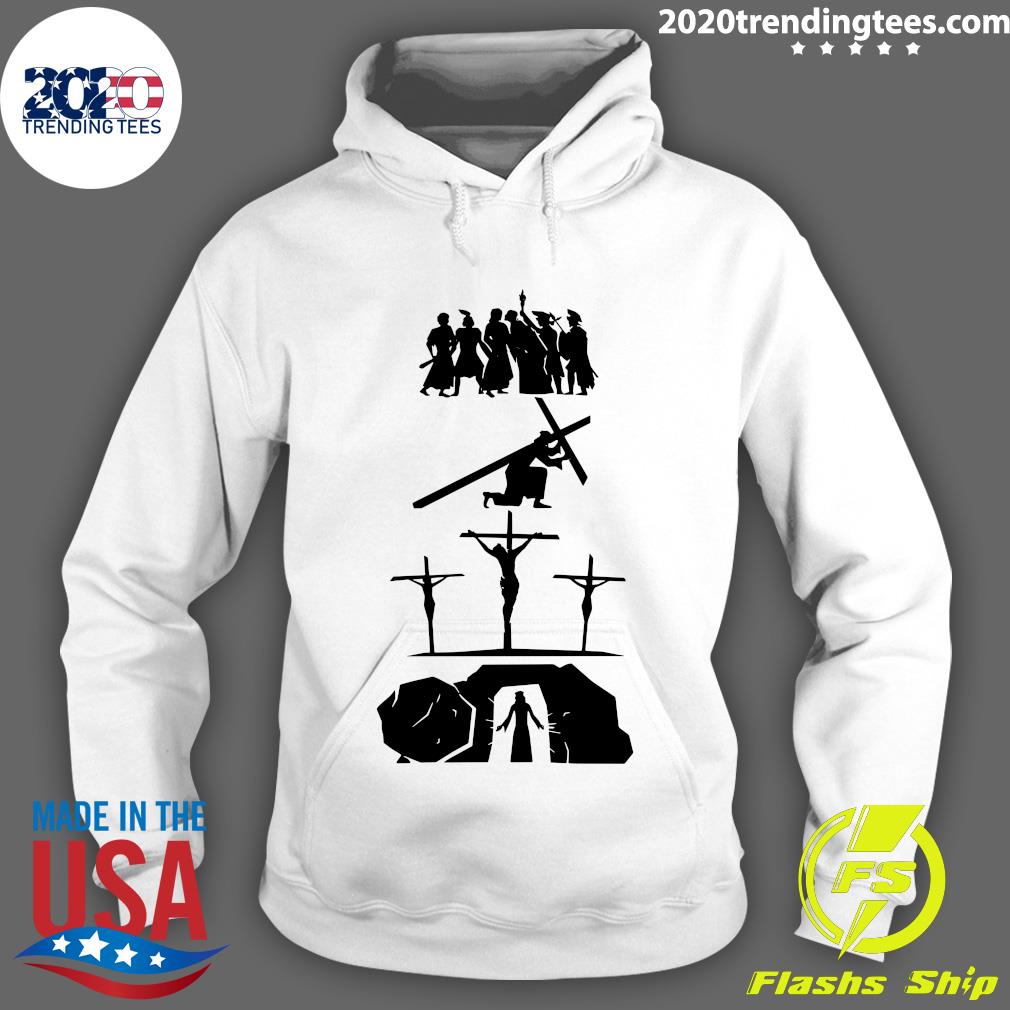 Official Jesus He Is Risen - Adult & Kids T-Shirts, Sweatshirts & Hoodies apparel design preview 2