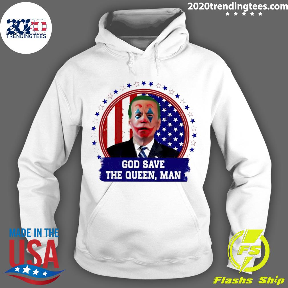 Official joe Biden Joker God Save The Queen Man - Adult & Kids T-Shirts, Sweatshirts & Hoodies apparel design preview 2