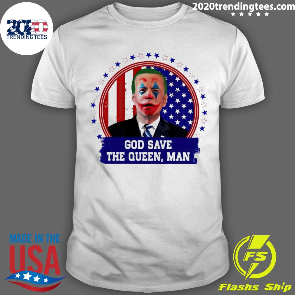 Official joe Biden Joker God Save The Queen Man - Adult & Kids T-Shirts, Sweatshirts & Hoodies apparel design preview 1