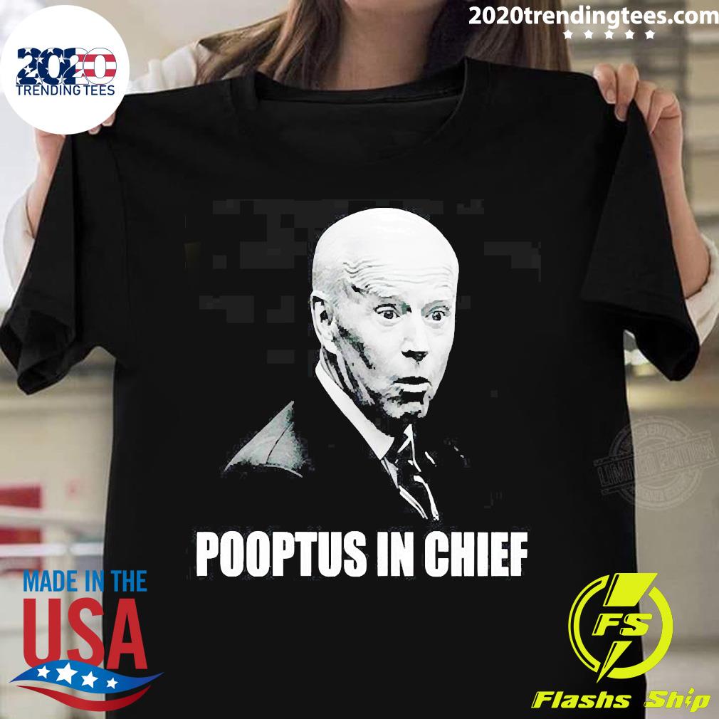 Official joe Biden Pooptus in Chief - Adult & Kids T-Shirts, Sweatshirts & Hoodies apparel design preview 1