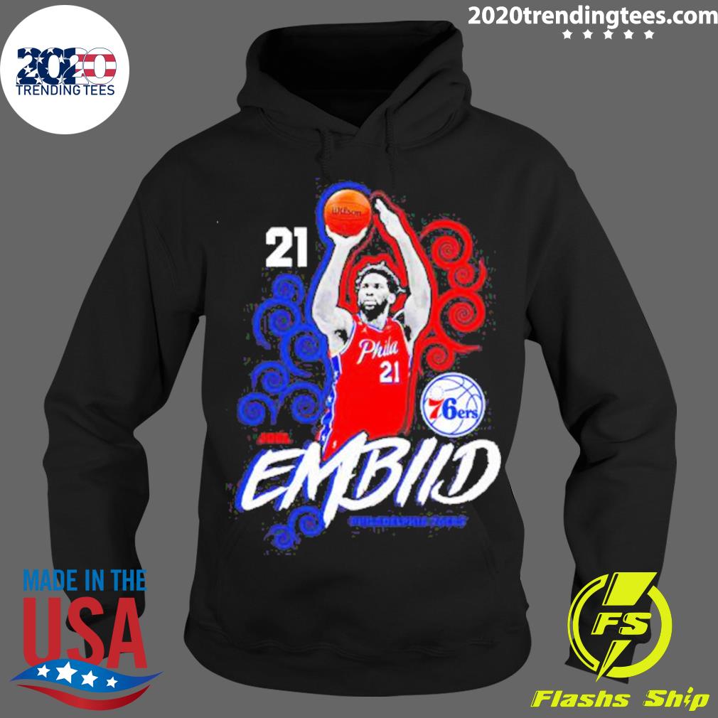 Official joel Embiid Philadelphia 76ers Competitor - Adult & Kids T-Shirts, Sweatshirts & Hoodies apparel design preview 2