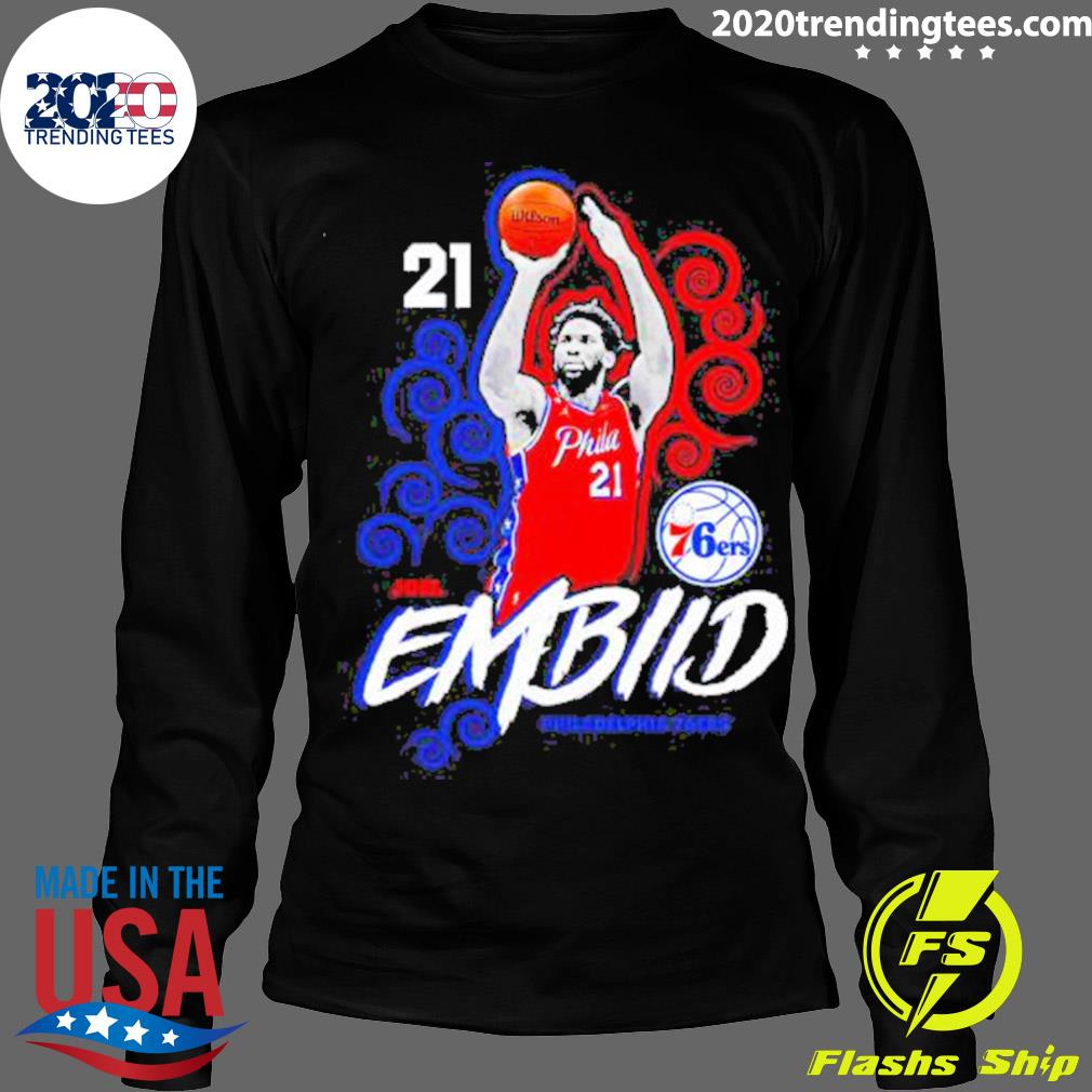 Official joel Embiid Philadelphia 76ers Competitor - Adult & Kids T-Shirts, Sweatshirts & Hoodies apparel design preview 4
