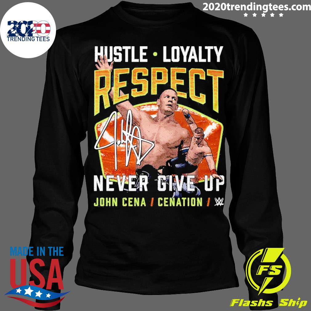 Official john Cena Respect - Adult & Kids T-Shirts, Sweatshirts & Hoodies apparel design preview 4