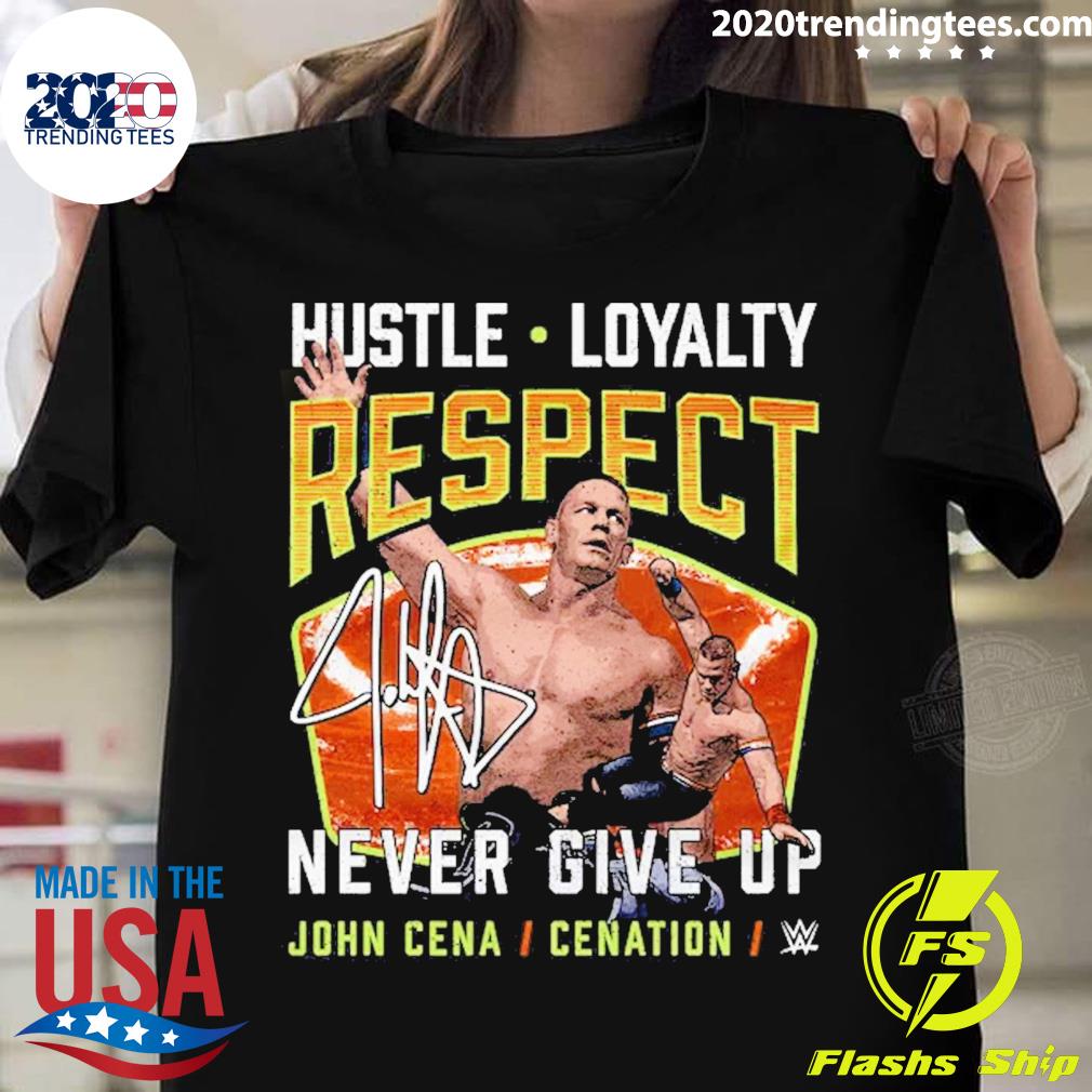 Official john Cena Respect - Adult & Kids T-Shirts, Sweatshirts & Hoodies apparel design preview 1