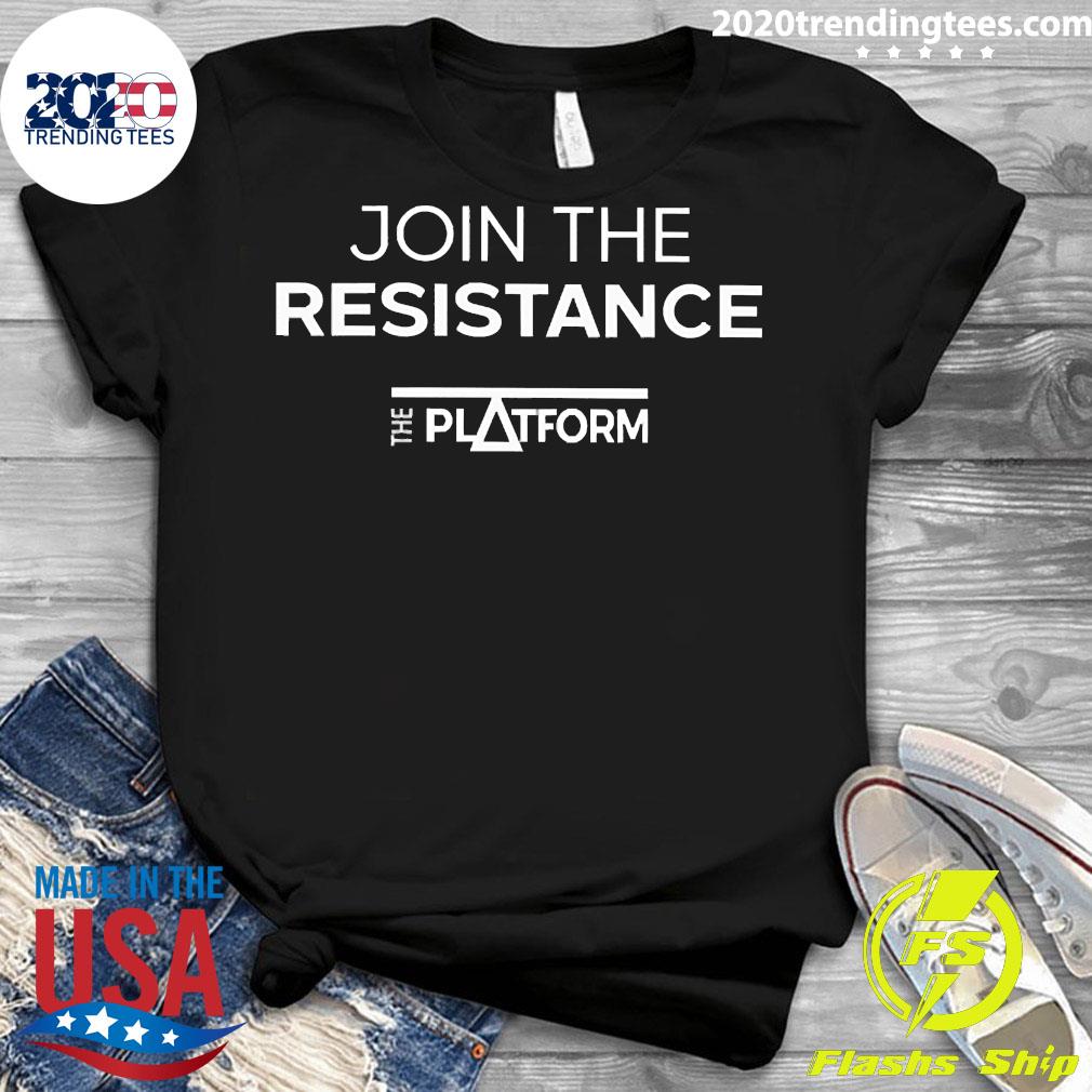 Official Join The Resistance Platform - Adult & Kids T-Shirts, Sweatshirts & Hoodies apparel design preview 3