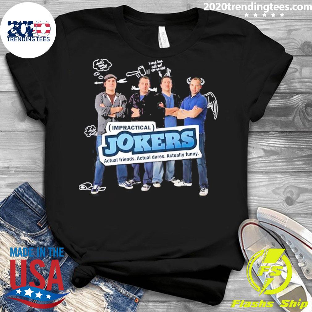 Official jokers Show Impractical - Adult & Kids T-Shirts, Sweatshirts & Hoodies apparel design preview 3
