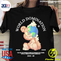 Official jollz World Domination Teddy - Adult & Kids T-Shirts, Sweatshirts & Hoodies apparel design preview 1