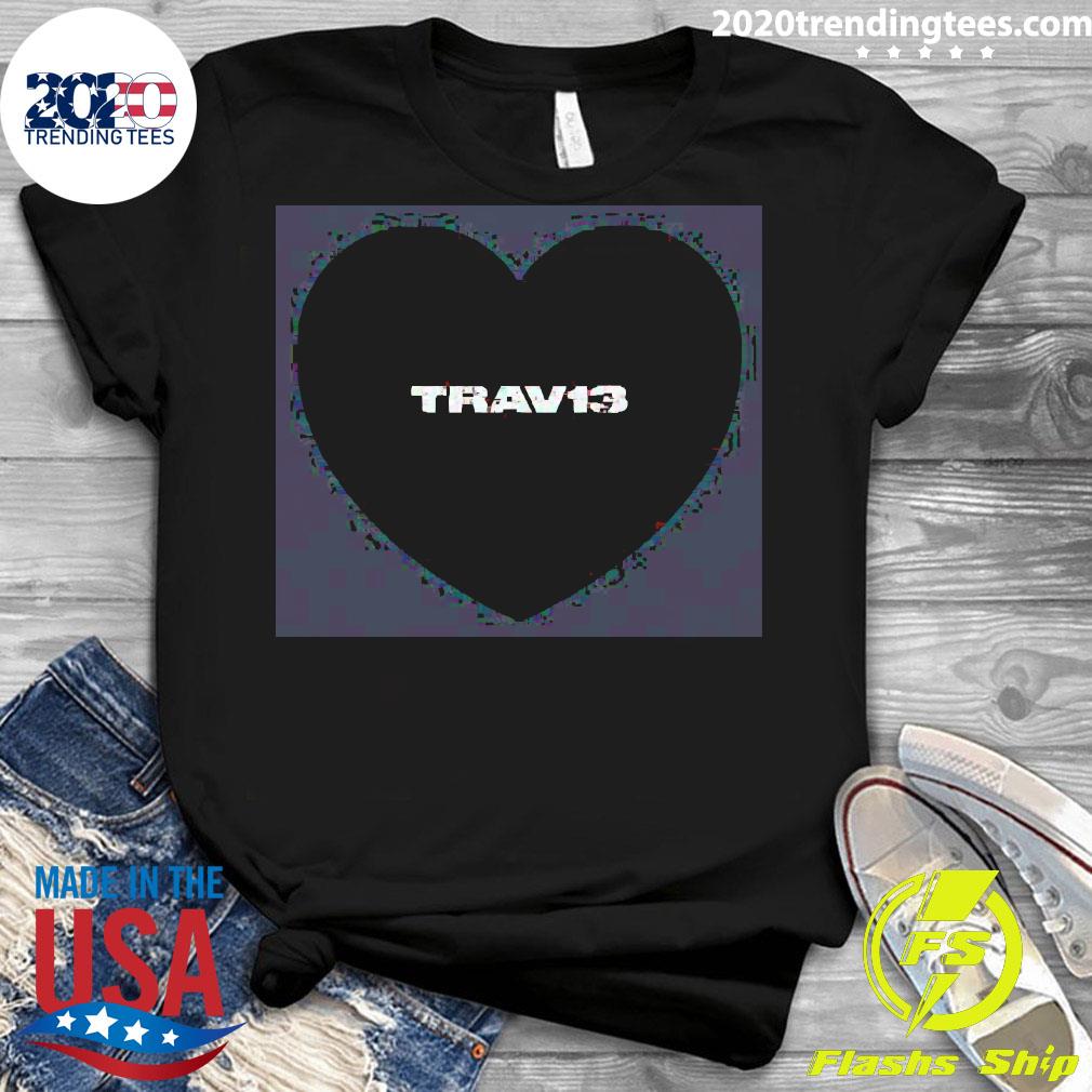 Official Jordan Travis Heart Trav13 - Adult & Kids T-Shirts, Sweatshirts & Hoodies apparel design preview 3