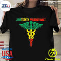 Official juneteenth Phlebotomist - Adult & Kids T-Shirts, Sweatshirts & Hoodies apparel design preview 1