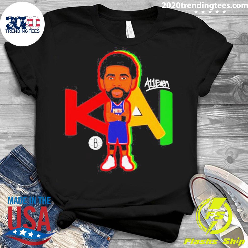 Official kai A11even Brooklyn Nets - Adult & Kids T-Shirts, Sweatshirts & Hoodies apparel design preview 3