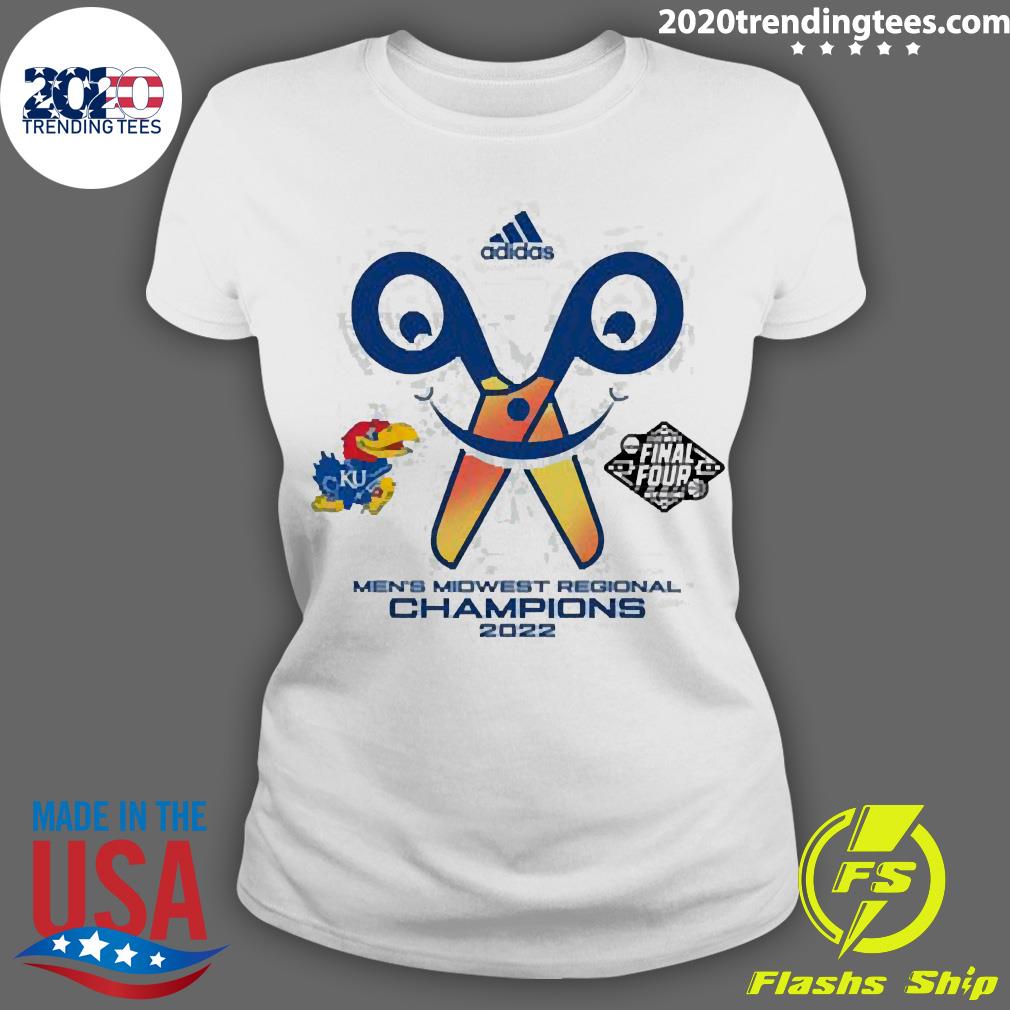 Official kansas Final Four NCAA Midwest Regional - Adult & Kids T-Shirts, Sweatshirts & Hoodies apparel design preview 3