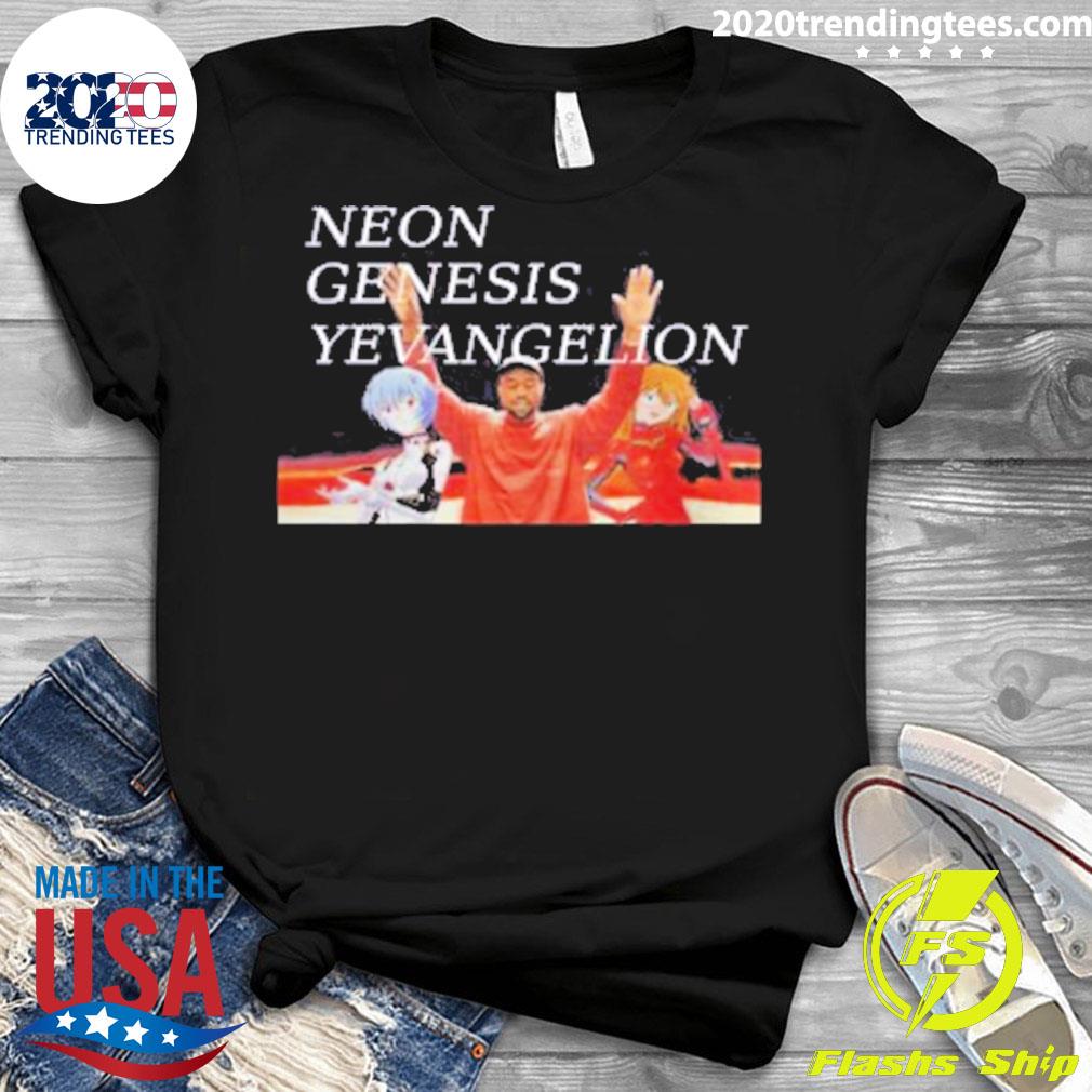 Official kanye Neon Genesis Evangelion - Adult & Kids T-Shirts, Sweatshirts & Hoodies apparel design preview 3