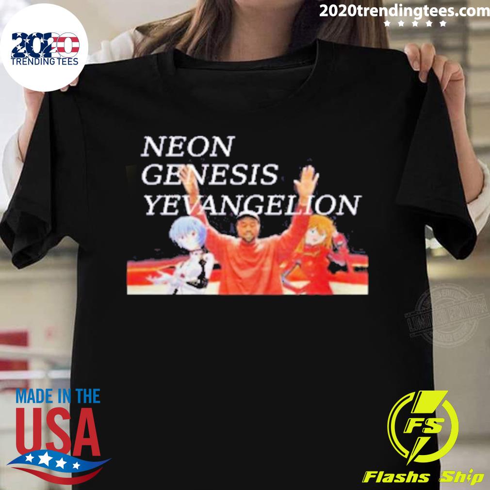 Official kanye Neon Genesis Evangelion - Adult & Kids T-Shirts, Sweatshirts & Hoodies apparel design preview 1