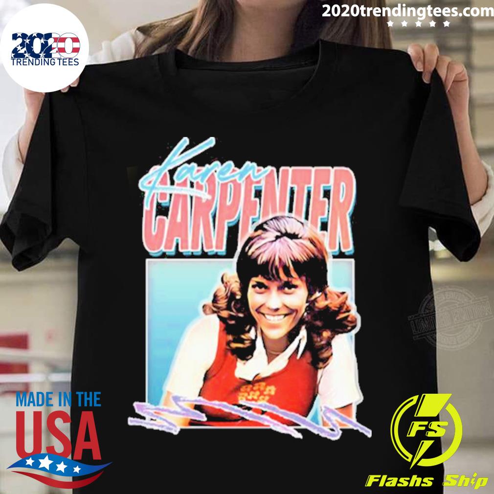 Official karen Carpenter Retro 70s - Adult & Kids T-Shirts, Sweatshirts & Hoodies apparel design preview 1