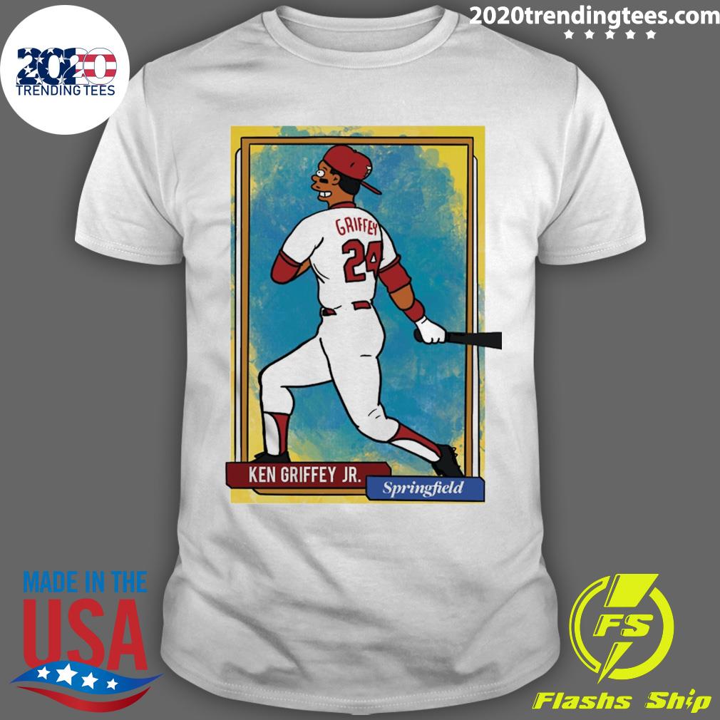 Official ken Griffey Jr Homer At The Bat Simpson - Adult & Kids T-Shirts, Sweatshirts & Hoodies apparel design preview 1