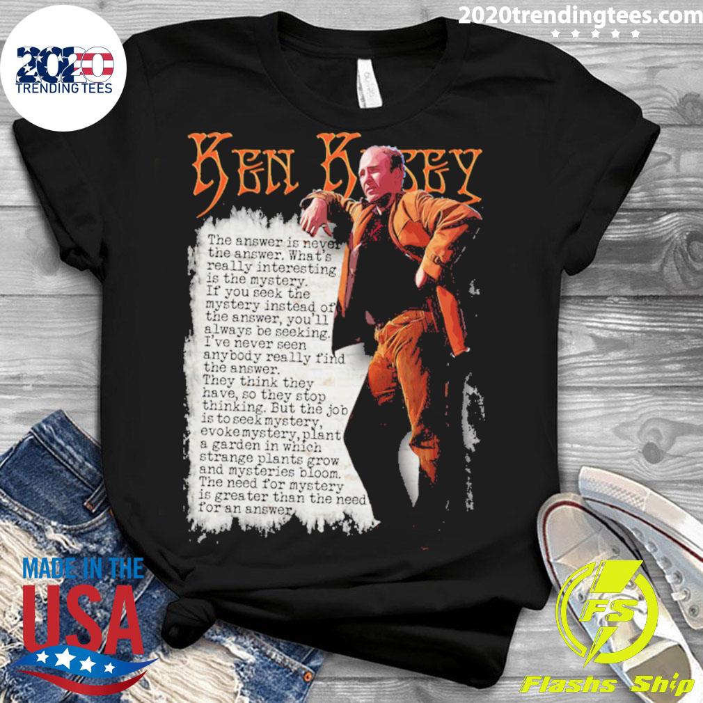Official ken Kesey - Adult & Kids T-Shirts, Sweatshirts & Hoodies apparel design preview 3