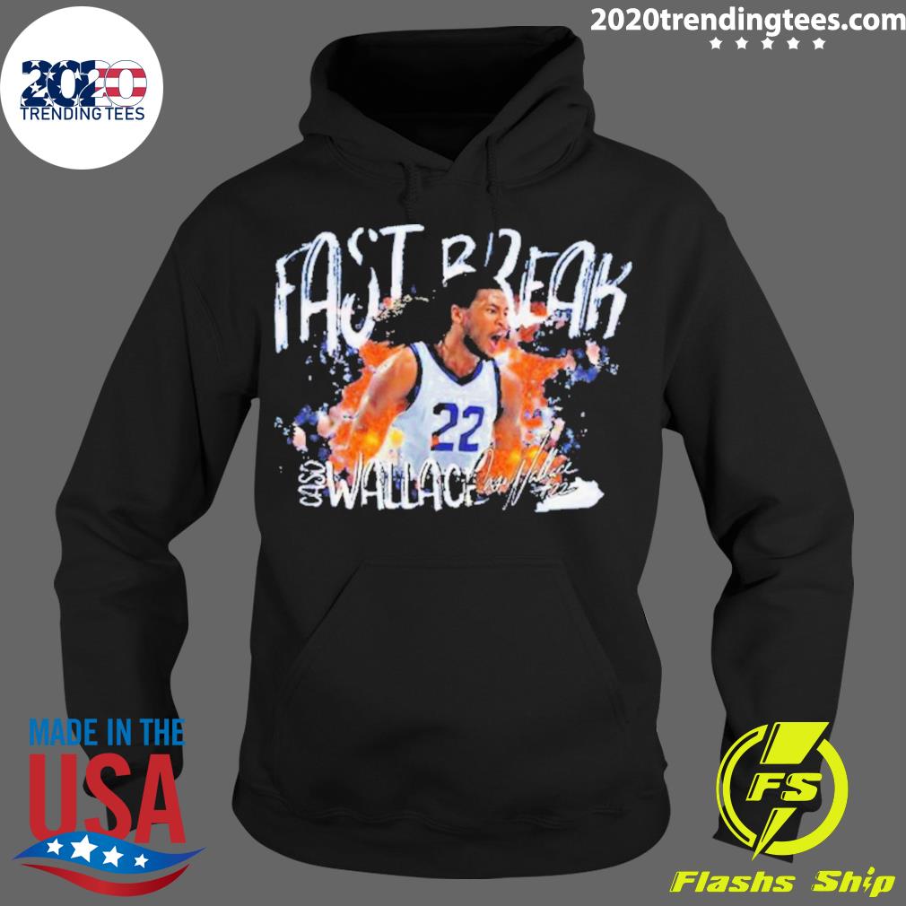 Official kentucky Cason Wallace Fast Break - Adult & Kids T-Shirts, Sweatshirts & Hoodies apparel design preview 2