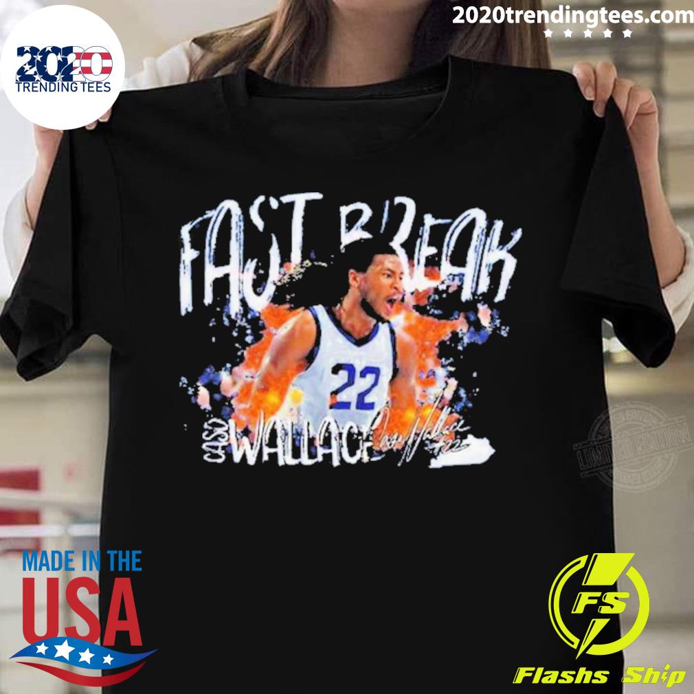 Official kentucky Cason Wallace Fast Break - Adult & Kids T-Shirts, Sweatshirts & Hoodies apparel design preview 1
