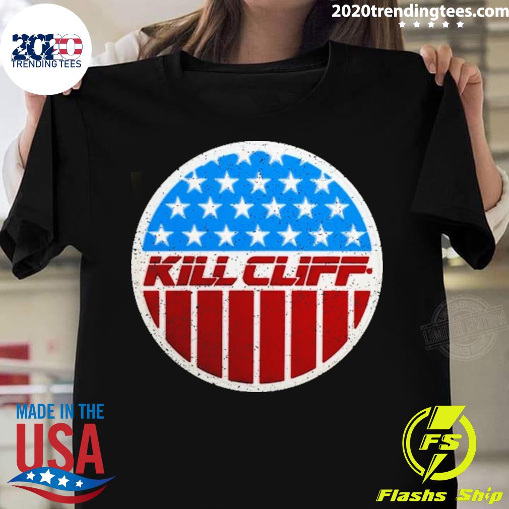 Official kill Cliff Circle Flag - Adult & Kids T-Shirts, Sweatshirts & Hoodies apparel design preview 1