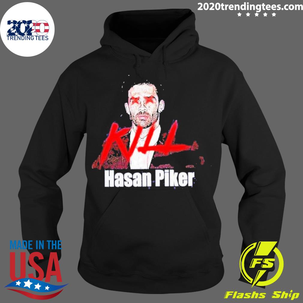 Official kill Hasan Piker In Minecraft - Adult & Kids T-Shirts, Sweatshirts & Hoodies apparel design preview 2