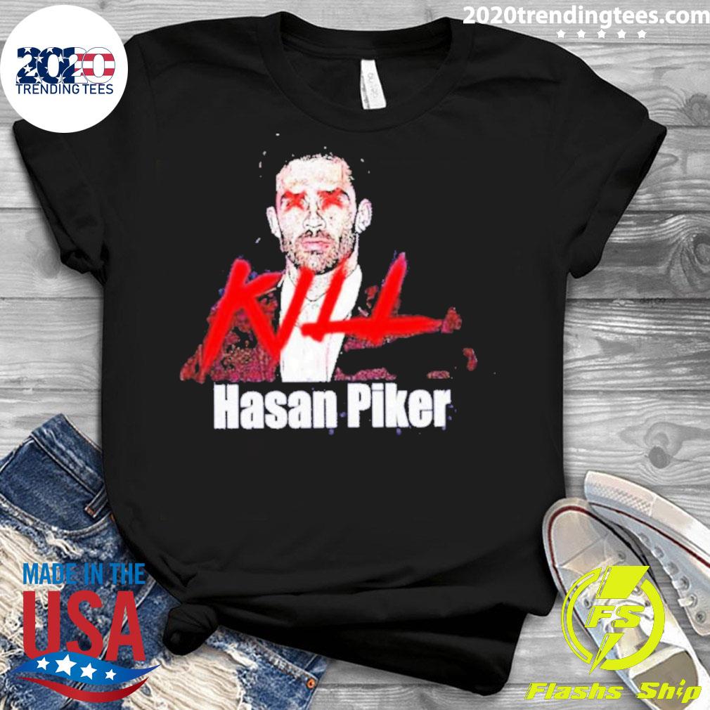 Official kill Hasan Piker In Minecraft - Adult & Kids T-Shirts, Sweatshirts & Hoodies apparel design preview 3